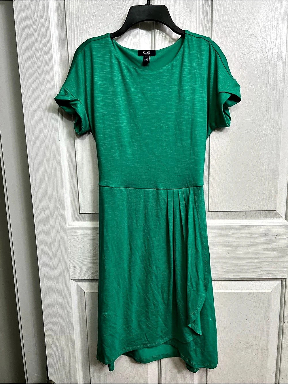 Chaps Green Midi Dress Size Small Like New